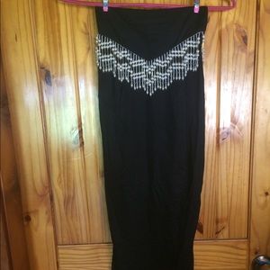 Vintage Morgan Matisse Pearl Fringe Skirt